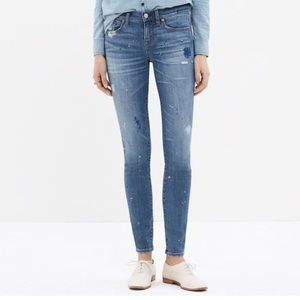 Madewell skinny skinny jeans : painter edition